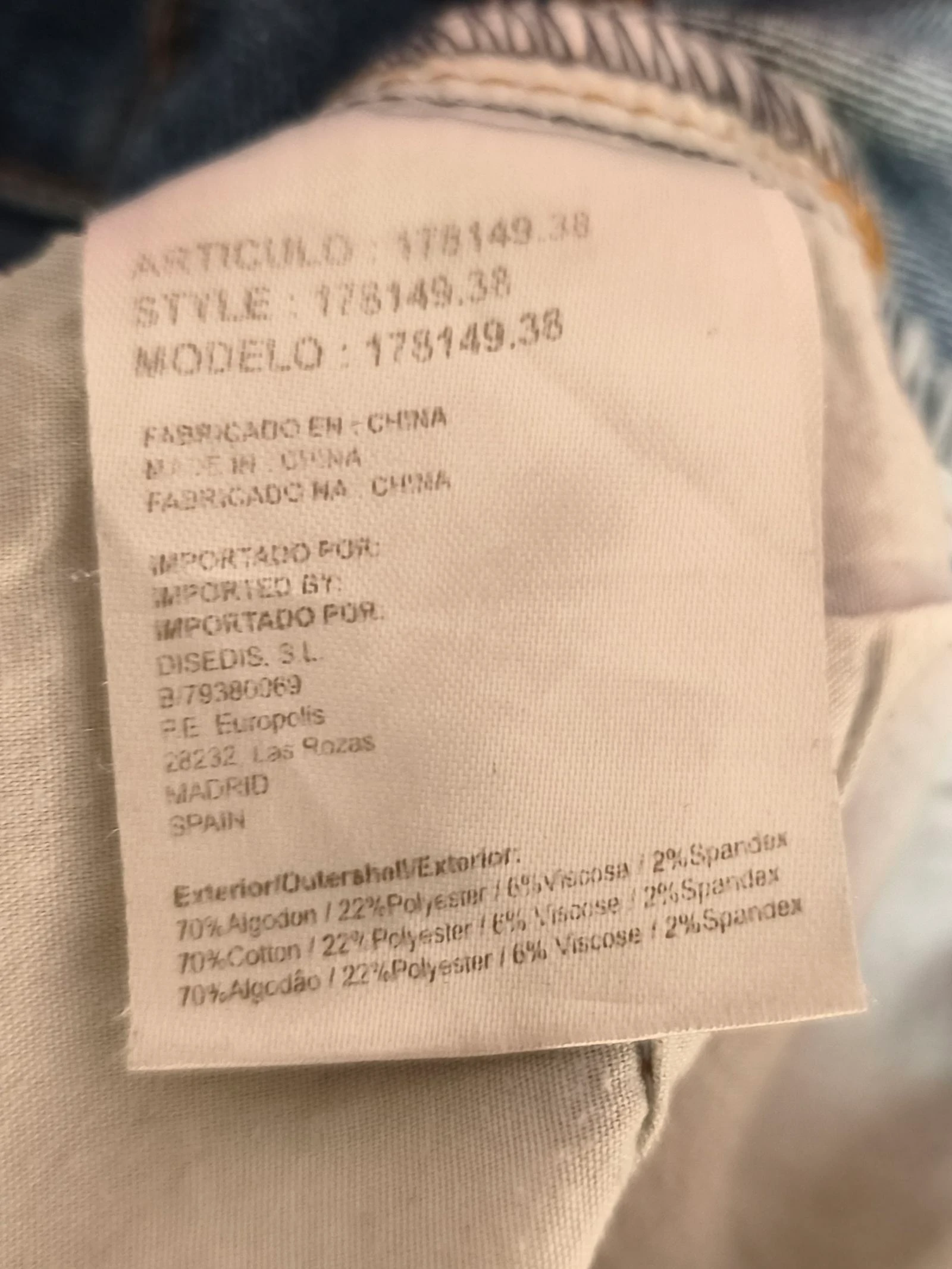 Calça jeans Amichi reta tamanho 38 – photo 13